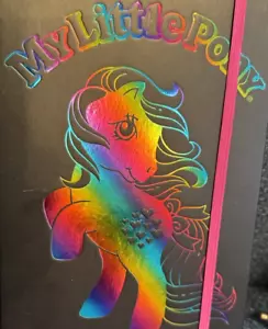 Rare My Little Pony Rainbow Foil Notebook Journal Hasbro FAB Sanrio OOP 2013 - Picture 1 of 20