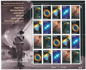 Scott # 3384/8...33 centavos... imágenes del telescopio Hubble... panel de 20 - Imagen 1 de 1