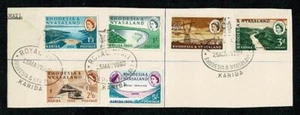 SE88 RHODESIA & NYASALAND 1960 Kariba hydro electrical scheme on piece cancel!! - Picture 1 of 1
