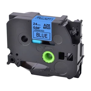 1PK Compatible con Brother PT-1650 TZ-551 Tze-551 Cinta de Etiqueta Azul 24mm - Imagen 1 de 12