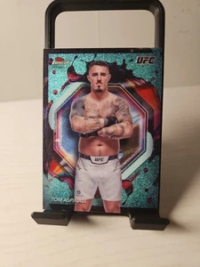 2024 Topps Finest Tom Aspinall Aqua Glitter Refractor Rare Heavyweight Champion - Picture 1 of 2