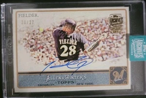 2024 Topps Archive Signature Series 2011 Allen & Ginters Prince Fielder /37 - Picture 1 of 2