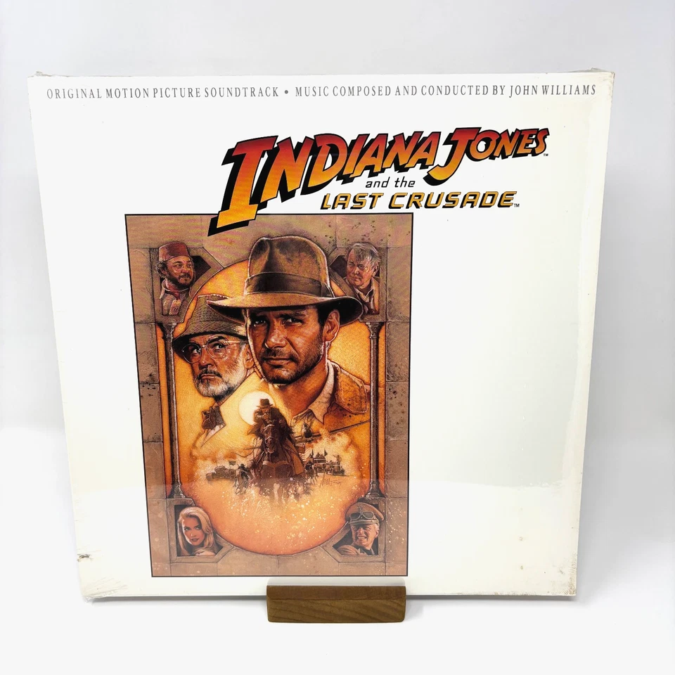 SEALED 1989 Indiana Jones And The Last Crusade Soundtrack Vinyl LP John Williams - Image 1 of 4