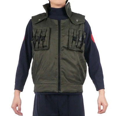 COOLCHANGE Ninja Weste von Kakashi Hatake | Schutzweste für Chunin & Jonin Kostüm | S - XXL