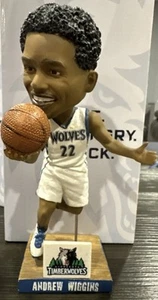 Andrew Wiggins Bobblehead Minnesota Timberwolves pallacanestro con scatola - Foto 1 di 3