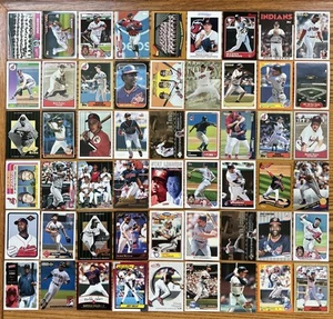 ENORME lotto 1.000+ diverse carte BB Cleveland Guardians Indians 1974 - 2024 Thome - Foto 1 di 24