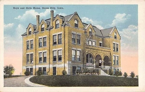SIOUX CITY, IA ~ CHILDREN'S ORPHANAGE, Pub. by H. M. & P. #19672 N ~ 1915-1930s - Picture 1 of 2