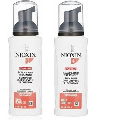 Tratamiento activador del cuero cabelludo Nioxin System 4, tamaño de viaje 3,38 oz, paquete de 2 Foto 1 de 3