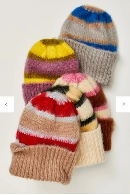 Free People The Groove Stripe Beanie NWT - Image 1 of 4