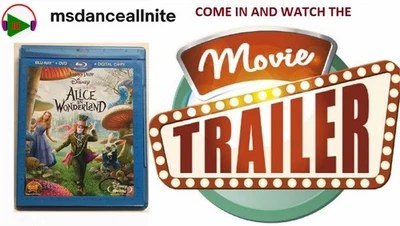 Alice in Wonderland (Blu-ray/DVD,2010,3-Disc Set) DISNEY, Johnny Depp - Image 1 of 4