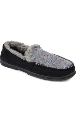 Nuevas pantuflas mocasín negras Vance Co Winston para hombre XL (11-12) Foto 1 de 4