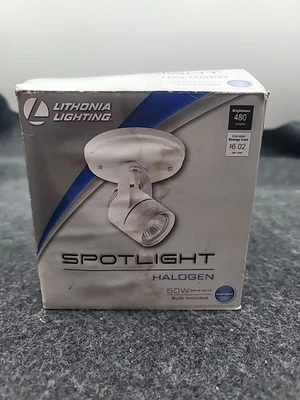 Lithonia Halogen Spotlight Fixture LTKMSBK-MR16GU10 WH/M4 Light fixture - Image 1 of 4