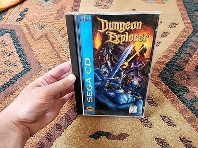 Dungeon Explorer (Sega CD, 1995) Complete w/Long Case, Manual & Reg Card GREAT! - Image 1 of 4