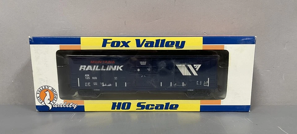 Fox Valley Models 30234 HO Scale AOL Ex-MRL 7 Post Box Car #125035 LN/Box - Image 1 of 1