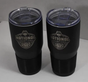 Lot of 2 UConn Huskies 2023 NCAA Mens Basketball National Champs 30oz Tumblers - Picture 1 of 6