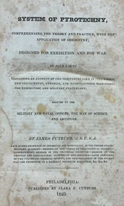 1825 Pyrotechny Fire Works & Military Pyrotechnics 1st Edition James Cutbush - Picture 1 of 22