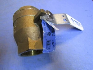 1 NIBCO NL95XHD T-585-66-LF, 2" Threaded Full Port Bronze Ball Valve 600 CWP NEW - Picture 1 of 13