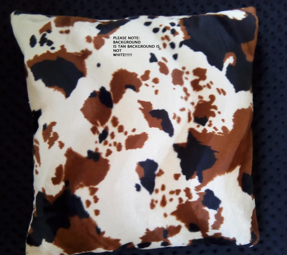 Pony Western Print Pillow Cover Faux Fur Pillow 14x14 (set of 2) - Image 1 of 1