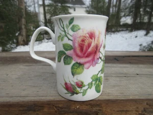 1992 Vintage English Rose Roy Kirkham Bone China Coffee Cup Made in England - Picture 1 of 5