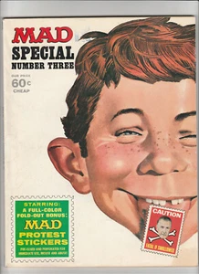 Mad Special #3 1970 What Me Worry? Don Martin sin pegatinas - Imagen 1 de 2