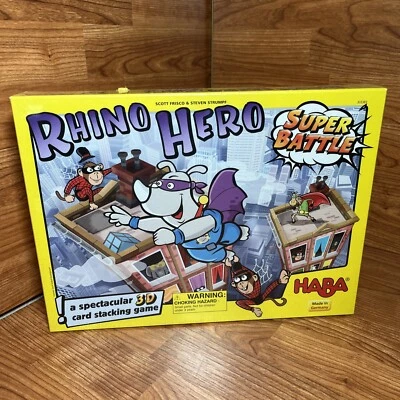 HABA Rhino Hero Super Battle - A Turbulent 3D Card Stacking Game - Image 1 of 4