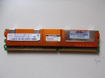 Hynix 2GB DDR2 PC2-5300F 667MHz ECC Fb-dimm HYMP525F72CP4N3-Y5 ab-T. #SU-404 - Image 1 of 2