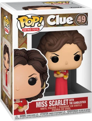 Funko POP! Clue 49 - Miss Scarlet con Candelabro - Imagen 1 de 2