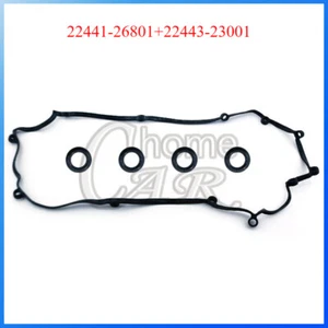 Valve Cover Gasket Set for Hyundai Accent Kia Rio Rio5 22441-26801+22443-23001 - Picture 1 of 9
