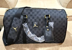 Nike Air Jordan Monogram Duffle Bag 25L NWT Carry On Weekender Gym Bag - Picture 1 of 10