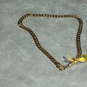 Schöne Panzerarmkette in Gelbgold 585 / 14 ct. 18 cm. Länge. - Bild 1 von 1