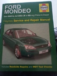 Ford Mondeo Mk3 Petrol & Diesel 2000-2003 Haynes Workshop Manual - Picture 1 of 1