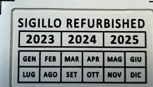 Adesivi antieffrazione antirimozione REFURBISHED con data e anno PER SICUREZZA - Imagen 1 de 3