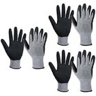 3 Pairs Gloves Proof Gardening Safety Protective Work Anti-cut
