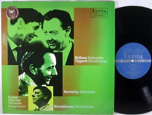 LYRITA UK 1982 TIPPETT BRITTON RAWSTHORNE BERKELEY Del Mar SRCS-111 NM- - Picture 1 of 5