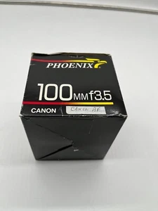 Phoenix 100mm f3.5 For Canon AF In Box Excellent Cond. w/ matched macro adapter - Picture 1 of 10
