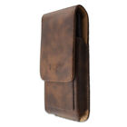 caseroxx Outdoor Case for BlackBerry KEY2 in brown made of real leather