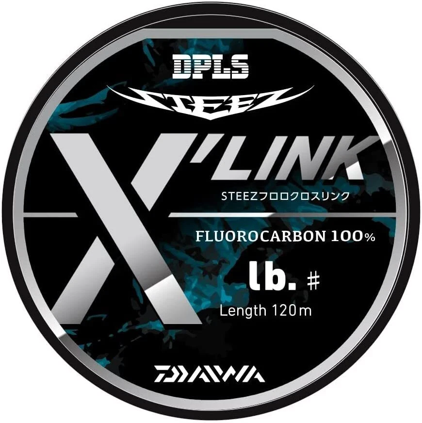 DAIWA STEEZ X'LINK Líder Pesca Fluoro Carbono 120m Tamaño Seleccionable Foto 1 de 4