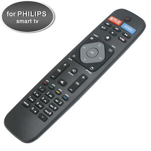 New Smart TV Remote Control for Philips with Netflix Vudu Youtube Keys 50PFL5602