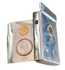 Genuine Russian Imperial Silver 84 Gold Coins Rouble Vesta Cigarette Case НК