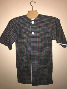 Ancien peignoir d'enfant tartan écossais doublé flanelle (2 - Picture 1 of 4