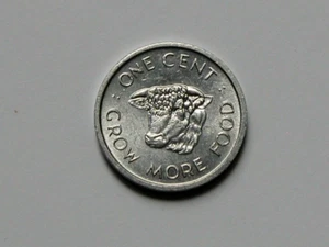 Seychelles 1972 1 CENT Aluminum FAO Coin AU with Toned-Lustre & Tiny Size - Picture 1 of 2