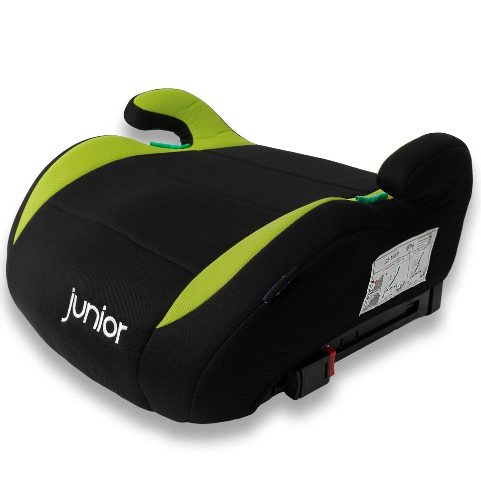 Elevador de asiento para niños Isofix, i-Size R129, asiento de coche Max Plus, verde | PETEX