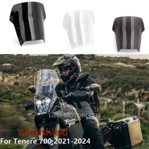 2021-2023 2024 For YAMAHA Tenere 700 Windshield WindScreen Visor Wind Deflector - Picture 1 of 17