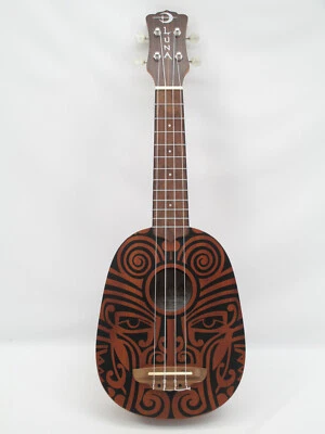 Luna Uke Tribal Pineapple - Mahogany Ukulele w/ Kala Bag - Image 1 of 4