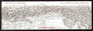 ae1220 - CARTOLINA D'EPOCA DOPPIA - Belluno Provincia - Longarone - Imagen 1 de 1
