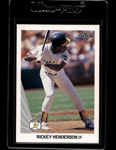 1990 Leaf  #160 Rickey Henderson