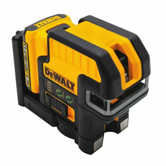 DEWALT DW0822LG 2-Spot Cross-Line Laser Level - Yellow