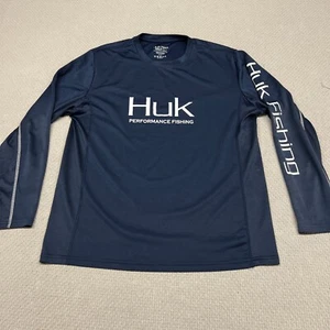 HUK Angelhemd Herren Large blau Performance Stretch Outdoor leicht - Bild 1 von 8