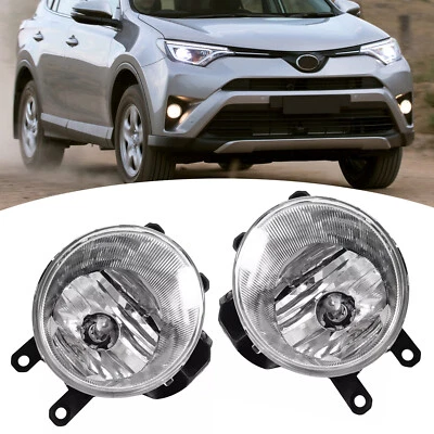 Par de luces antiniebla halógenas delanteras Fit 2014-2018 Toyota 4Runner/2016-2019 RAV4 Foto 1 de 4