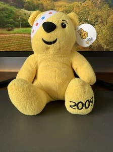 Oso Pudsey BBC Niños Necesitados 26 cm Juguete Suave Gorro Peluche Personaje Oso 2009 - Imagen 1 de 2